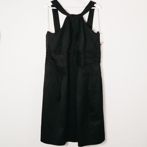 NWT David's Bridal Evening Dress Black Y Neck 16